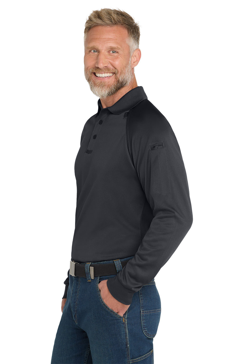 CornerStone® Select Long Sleeve Snag-Proof Tactical Polo