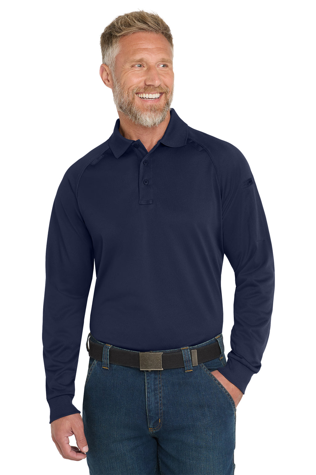CornerStone® Select Long Sleeve Snag-Proof Tactical Polo