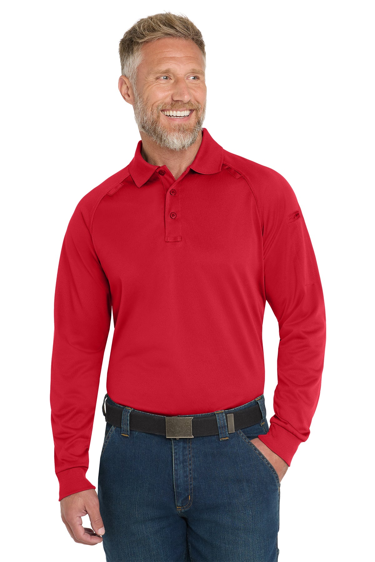 CornerStone® Select Long Sleeve Snag-Proof Tactical Polo