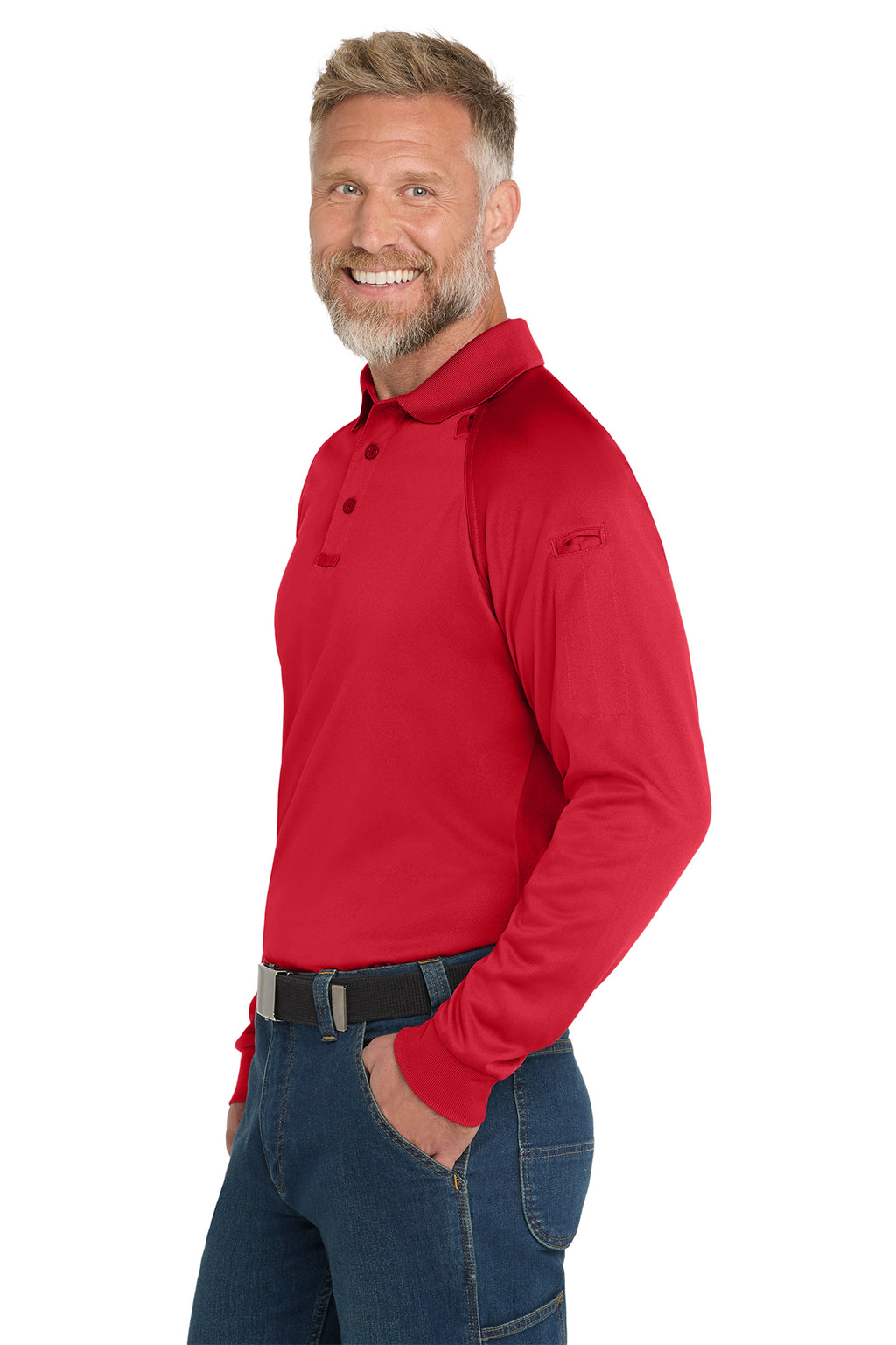CornerStone® Select Long Sleeve Snag-Proof Tactical Polo