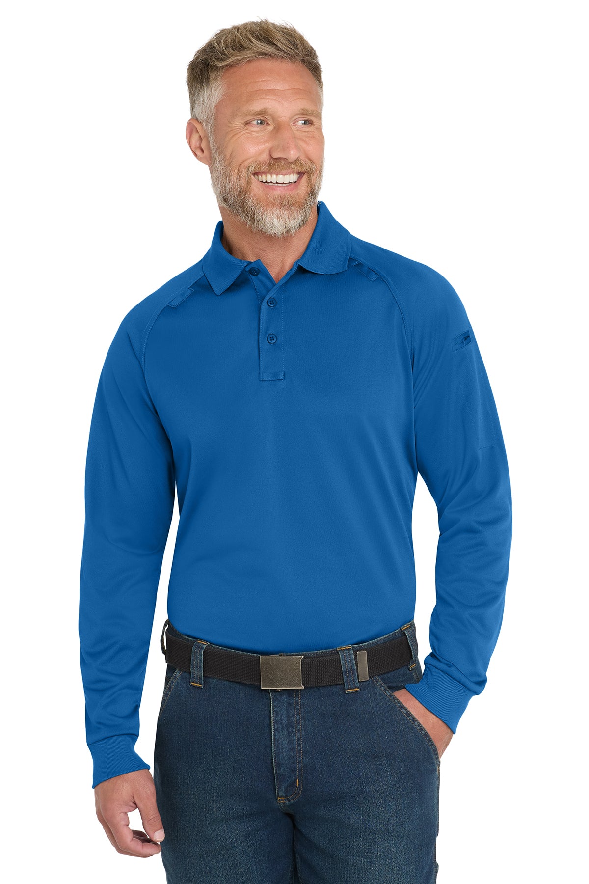 CornerStone® Select Long Sleeve Snag-Proof Tactical Polo