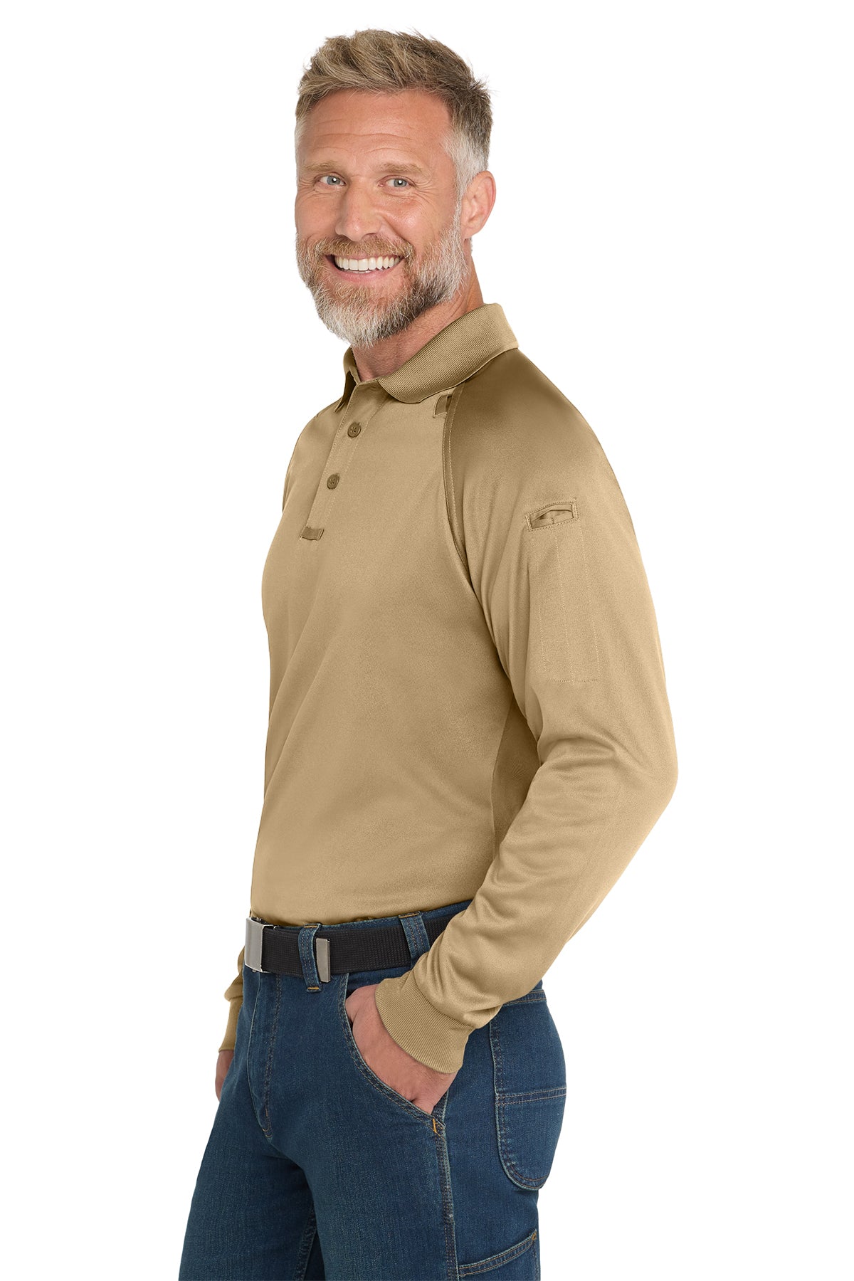 CornerStone® Select Long Sleeve Snag-Proof Tactical Polo