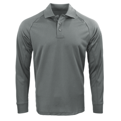 Men's Raglan Long Sleeve Utility Polo
