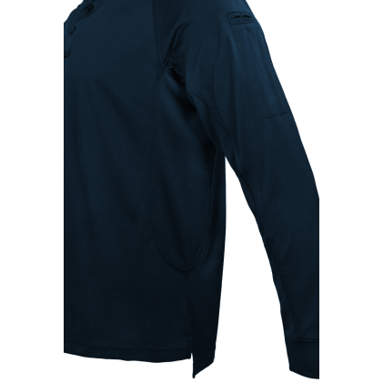 Men's Raglan Long Sleeve Utility Polo