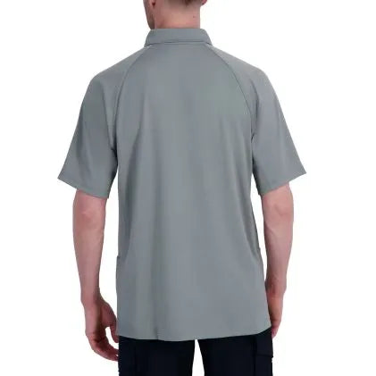 Men's Raglan Short Sleeve Utility Polo
