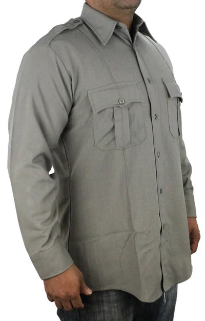 Poly Rayon Long Sleeve Uniform Shirt