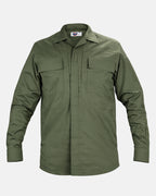 Long Sleeve Zippered Tactical Poly Cotton Rip-Stop BDU Shirt
