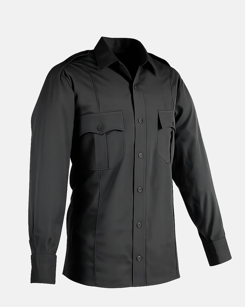 100% Polyester Long Sleeve Uniform Shirt SALE
