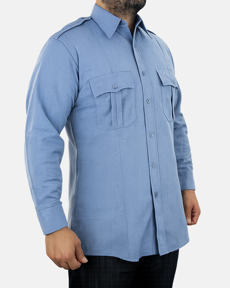 Poly Rayon Long Sleeve Uniform Shirt