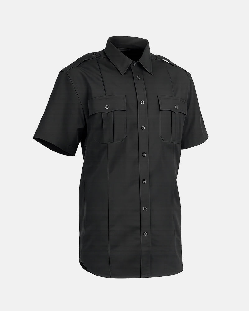 100% Polyester Short Sleeve Uniform Shirt