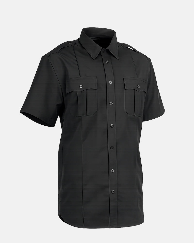 100% Polyester Short Sleeve Uniform Shirt