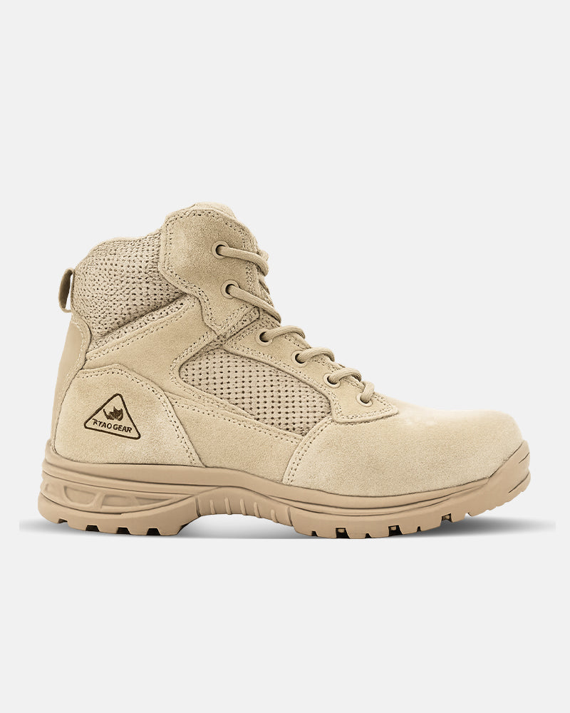 6" CoolMax Ryno Gear Tactical Combat Boots (Beige)