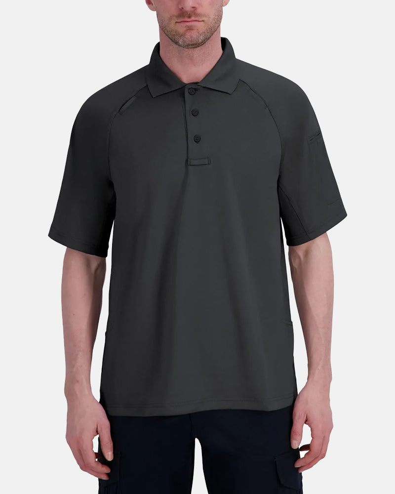 Men's Raglan Short Sleeve Utility Polo