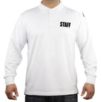 100% Polyester Staff Tactical Performance Polo Long Sleeve Shirt